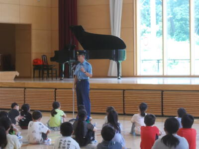 水上交番の所長さんのお話