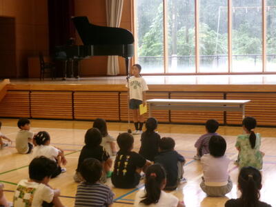 ４年生小柿さんからのあいさつ